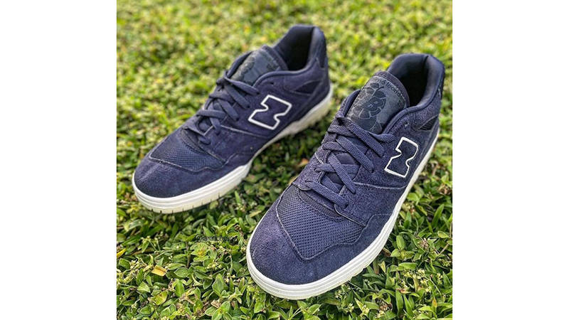 Aimé Leon Dore x New Balance 550 Blue Suede Front
