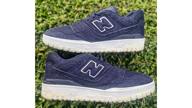 Aimé Leon Dore x New Balance 550 Blue Suede Side 2