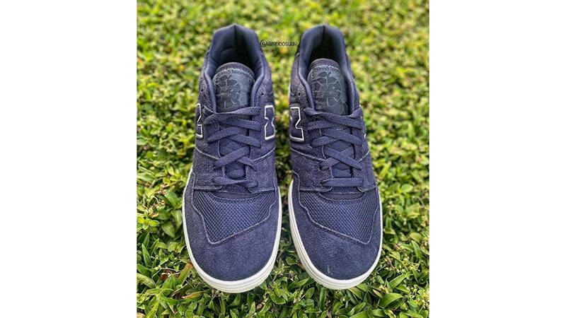 Aimé Leon Dore x New Balance 550 Blue Suede Top