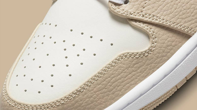 Air Jordan 1 Low White Tan Detail
