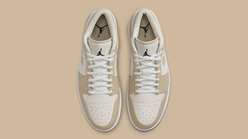 Air Jordan 1 Low White Tan Top