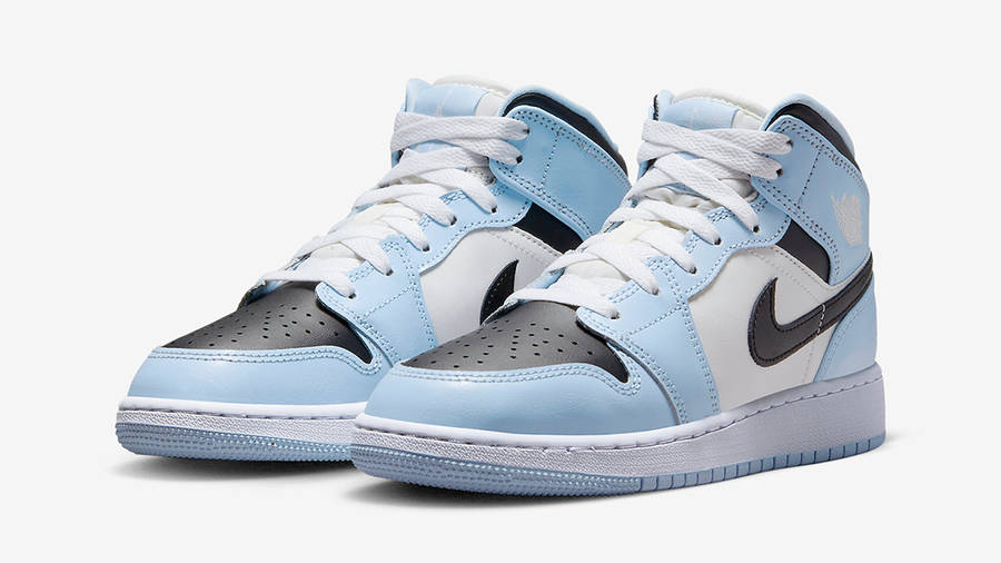 Air Jordan 1 Mid GS Ice Blue | Where To Buy | 555112-401 | The Sole ...
