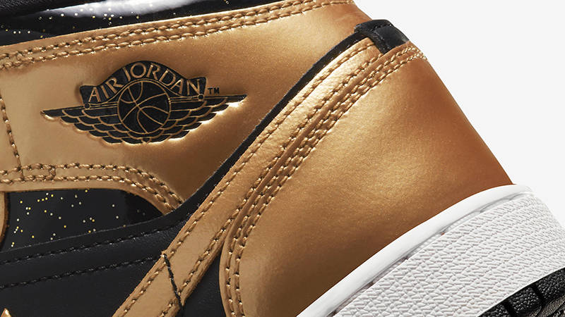 Black and gold glitter jordans best sale