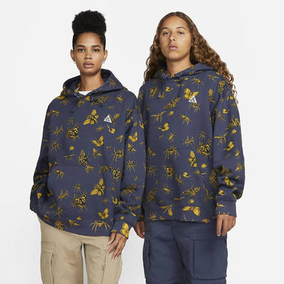 Nike ACG Insects Therma-FIT Allover Print Pullover Hoodie - Purple ...