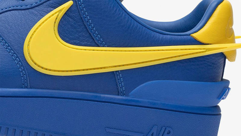 AMBUSH x Nike Air Force 1 Low Blue Yellow DV3464-400 Detail