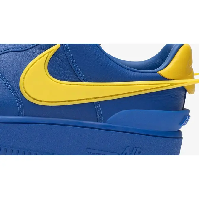 Royal blue and outlet yellow air force ones