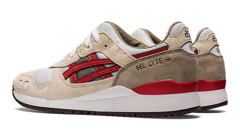 ASICS GEL-LYTE 3 OG Smoke Grey Red 1201A832.020 Back