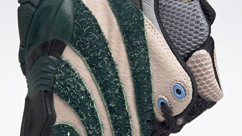 Brain Dead x Reebok Shaqnosis Dark Forest GX9600 Detail