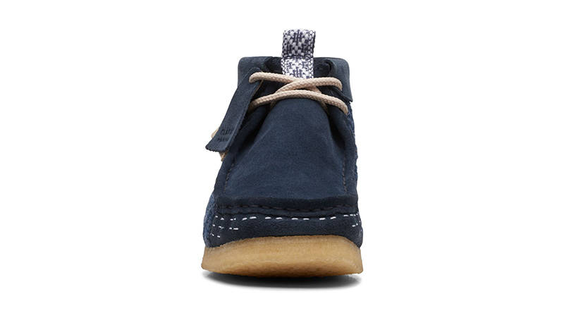 Clarks Wallabee Boot Sashiko Navy 26169152 Front