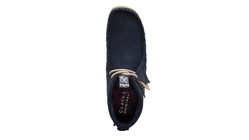 Clarks Wallabee Boot Sashiko Navy 26169152 Top