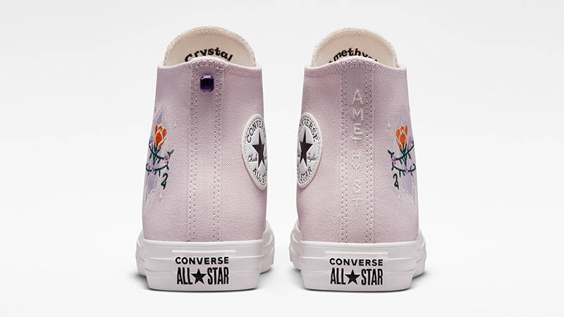 Converse Chuck Taylor Embroidered Crystals High Barely Rose A03740C Back