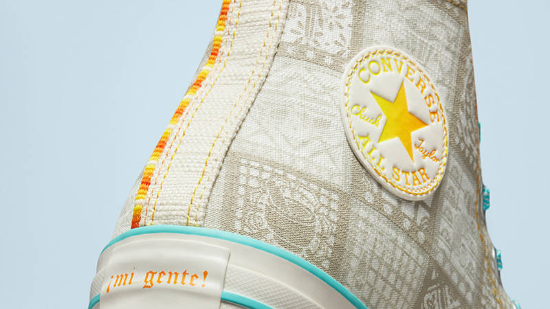 Converse Chuck Taylor Mi Gente, Mi Alegria Papyrus Sun Ray A03692C Detail