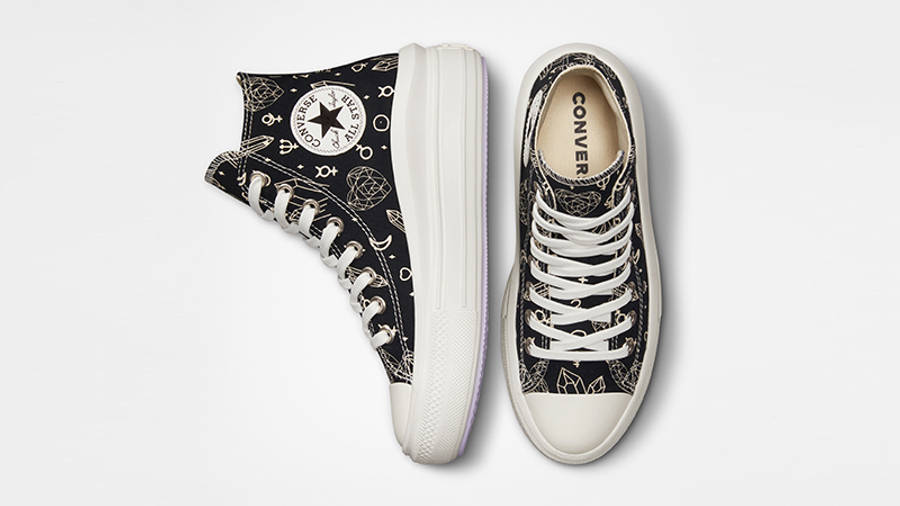 Converse Chuck Taylor Move Mystic Crystals Platform High Black Where
