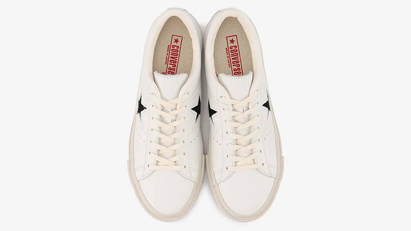 Converse One Star Leather White Black Top