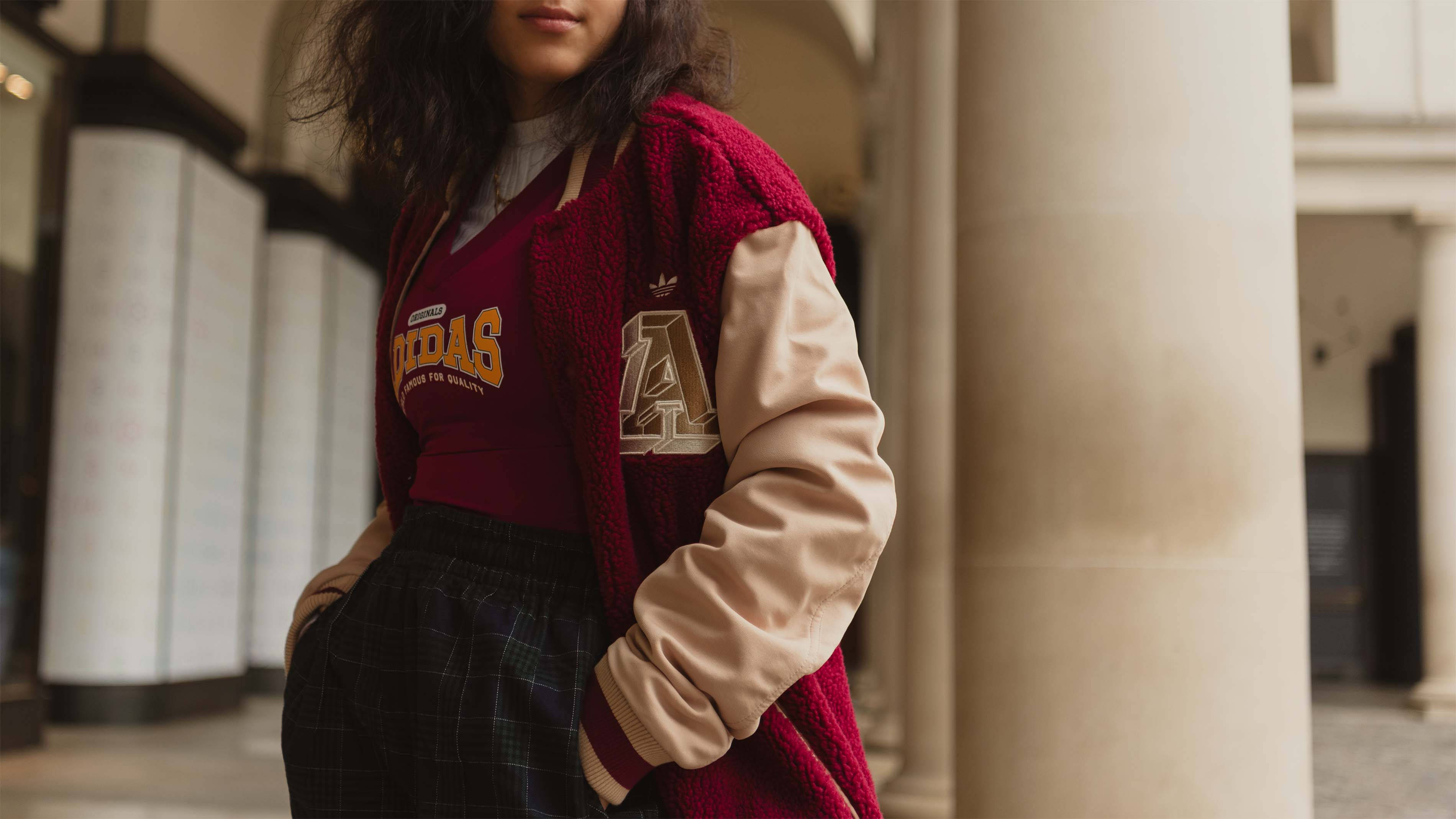 adidas varsity jacket