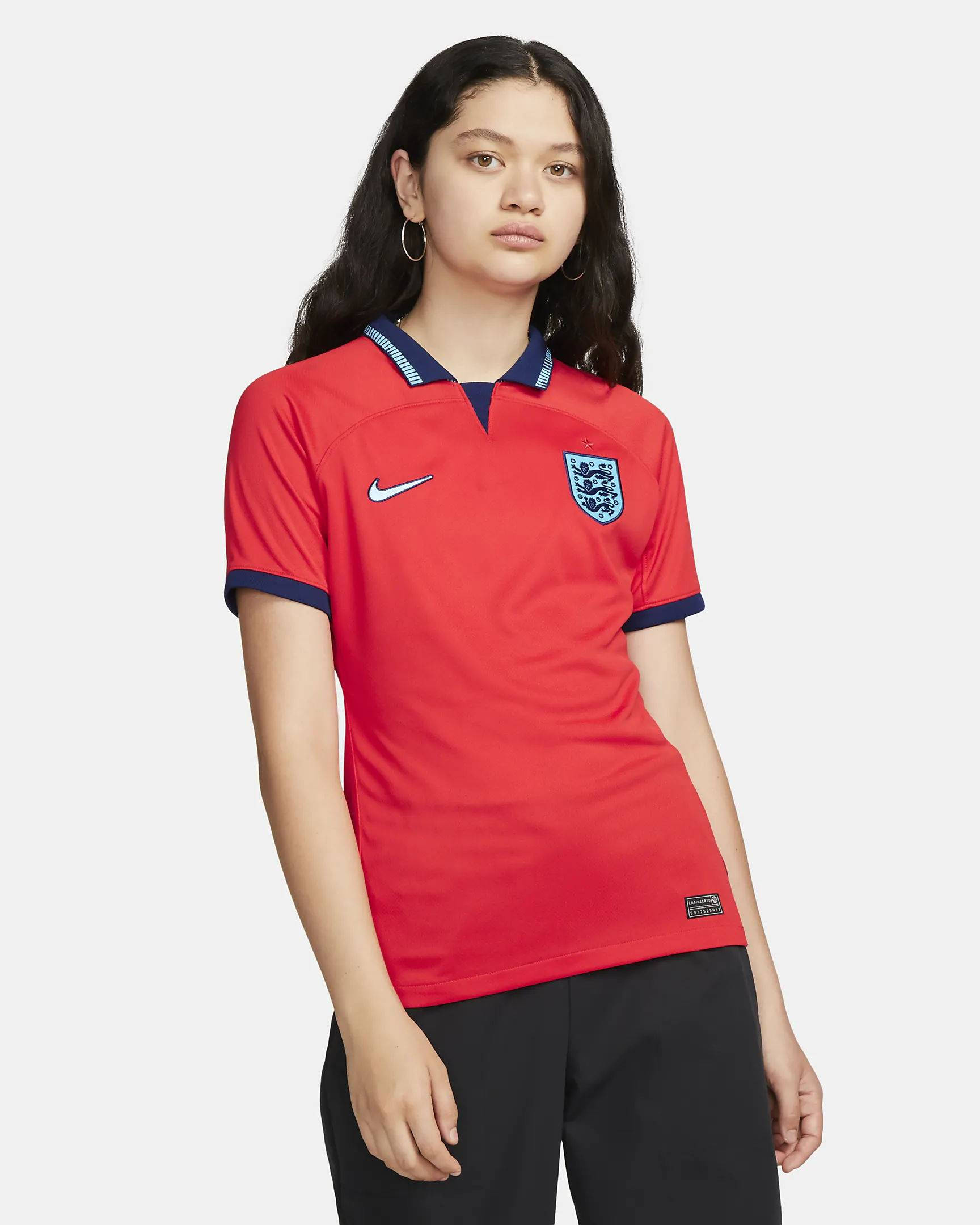 England 2022/23 Stadium Away Nike Dri-FIT Football Shirt Womens ...