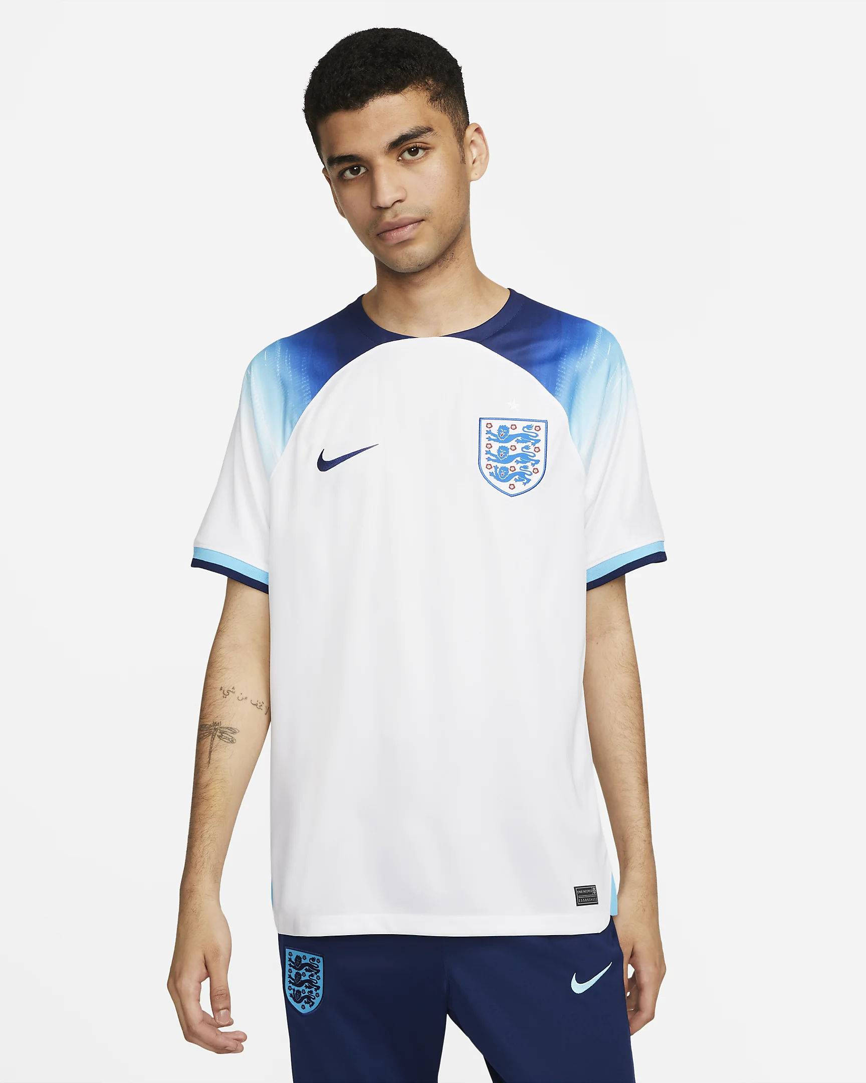 England 2022-23 Stadium Home Dri-FIT Football Shirt White Feature