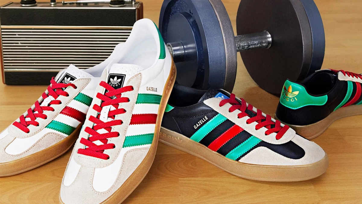 The Gucci x adidas Gazelle Collection Just Got More Wearable