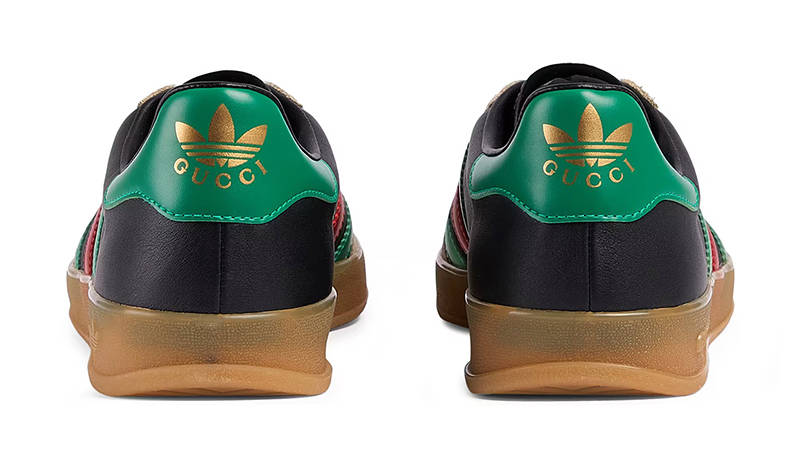 Gucci x adidas Gazelle Black Oatmeal Back