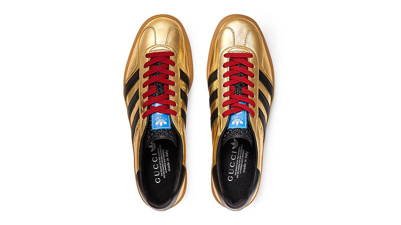 Gucci x adidas Gazelle Gold Black Top