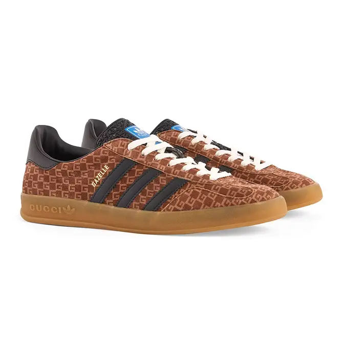 Gucci x adidas Gazelle Motif Brown Suede | Where To Buy 