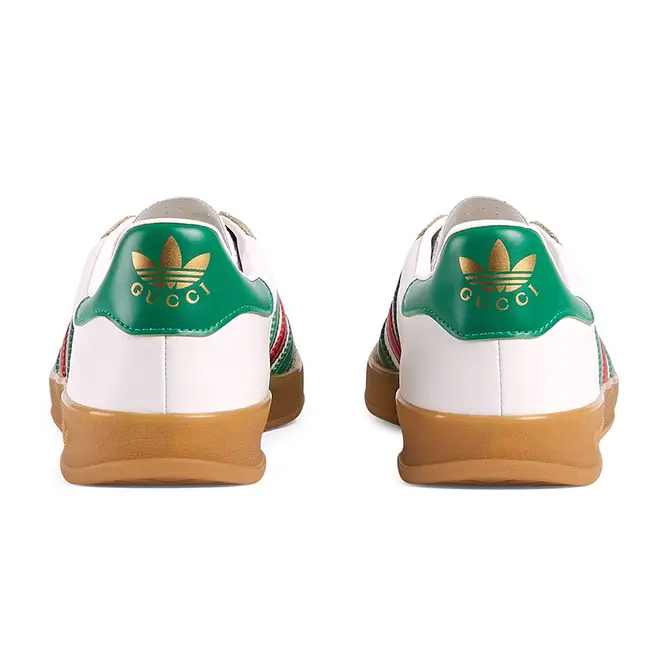 Gucci gazelle discount white