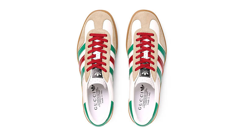 Gucci x adidas Gazelle White Oatmeal