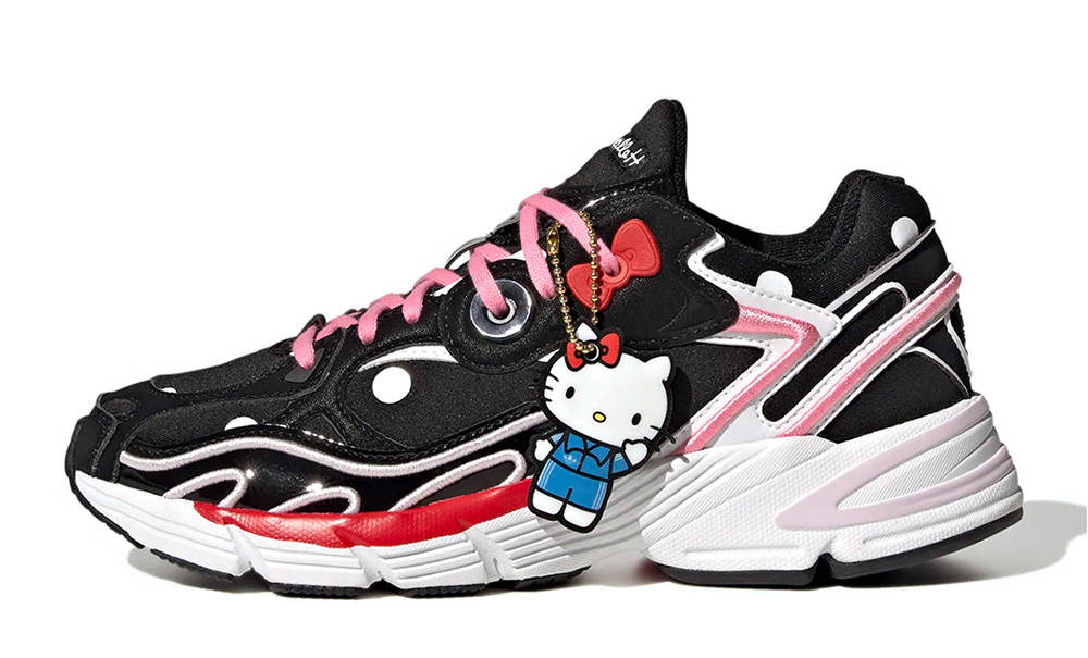 Hello Kitty x adidas Astir Black White