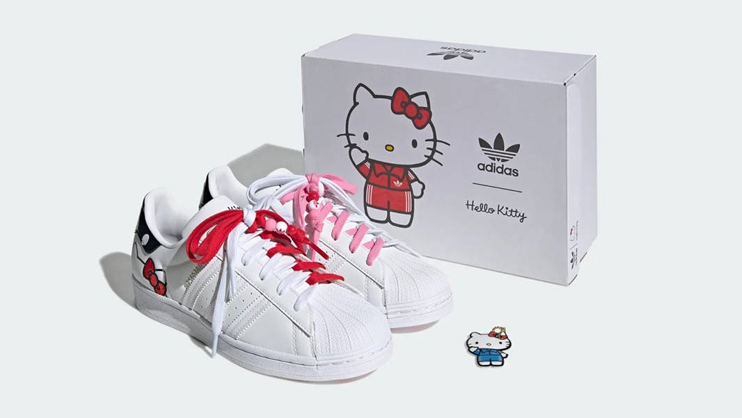 Hello Kitty x adidas Superstar White Multi GW7168 Side