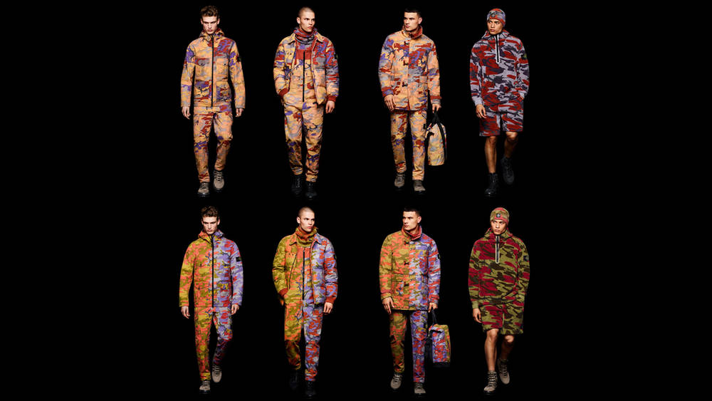 Stone Island Preps Its Overtly Colourful AW22 Heritage Camo Collection