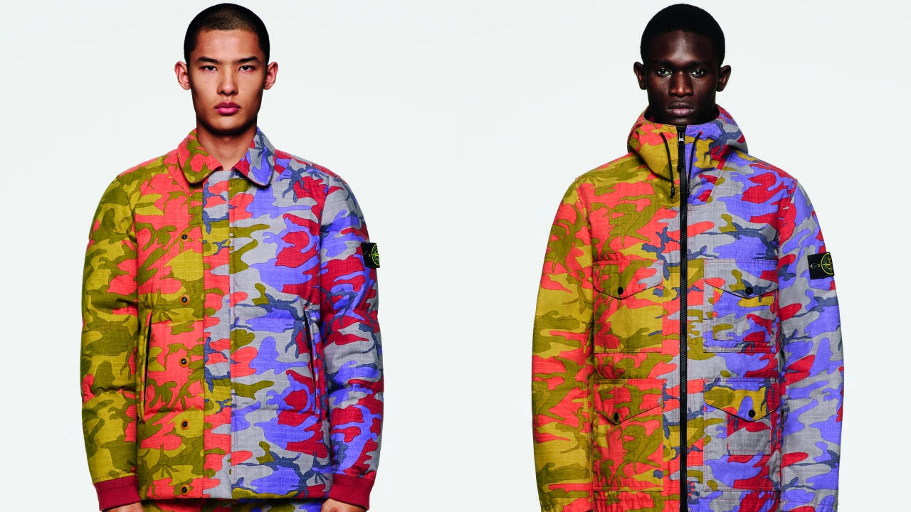 Stone Island Preps Its Overtly Colourful AW22 Heritage Camo Collection