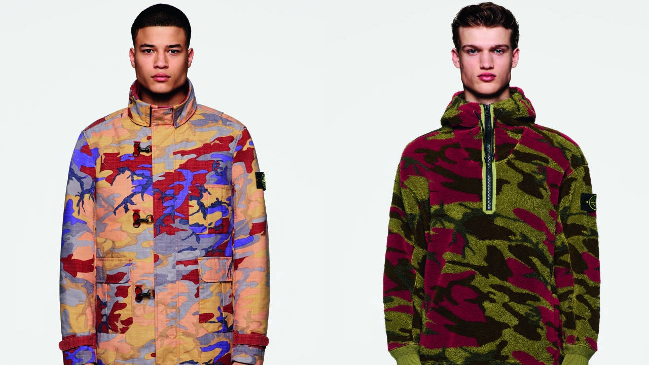 Stone Island Preps Its Overtly Colourful AW22 Heritage Camo Collection
