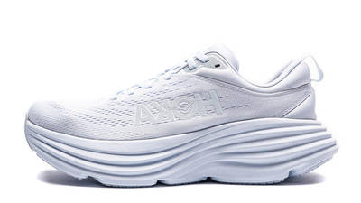 Hoka One One Bondi 8 Triple White | Where To Buy | 1127952WWH | The