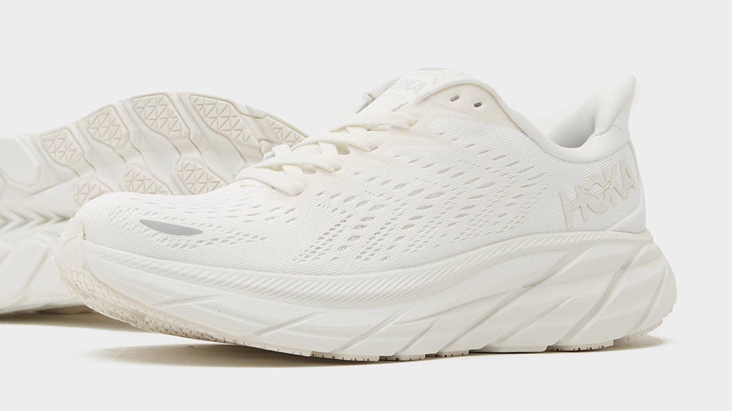 Hoka One One Clifton 8 White 1119394WWH Side