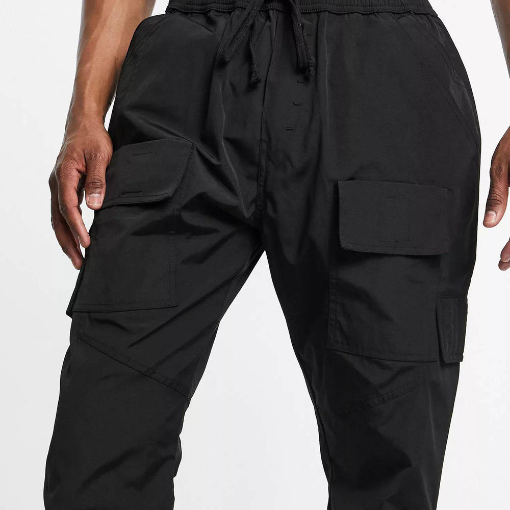 Jaded London Straight Leg Cargo Trousers Stone The Sole Supplier