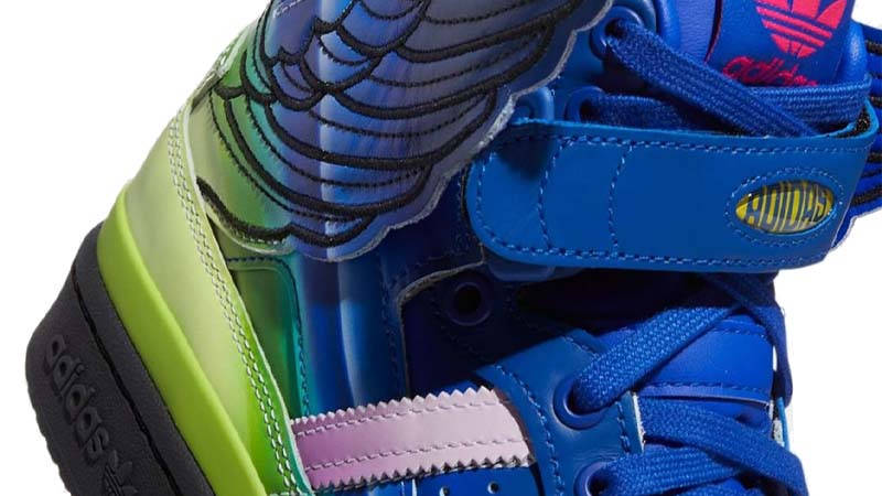 Jeremy Scott x adidas Forum Motorsport Wings 4.0 Gradient Closeup