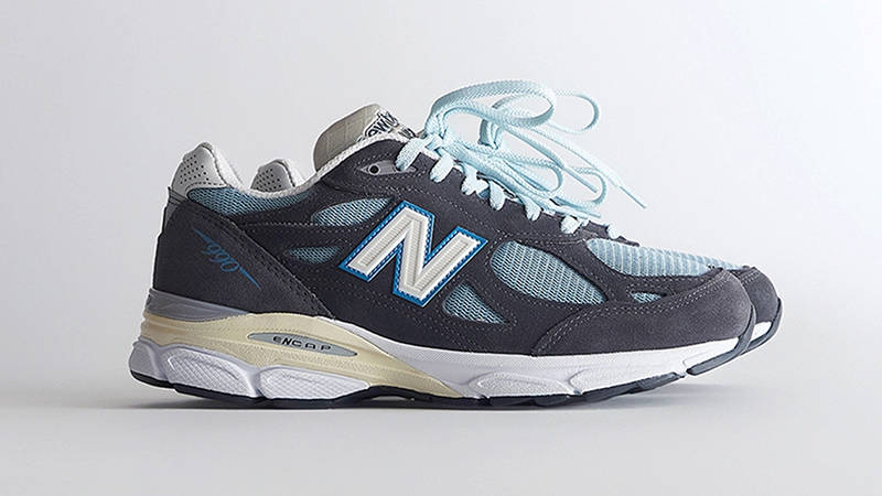 Kith x New Balance 990v3 Blue Steel