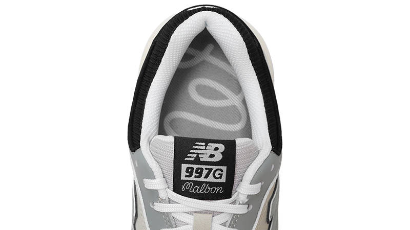 Malbon Golf x New Balance 997G Sand Grey Detail