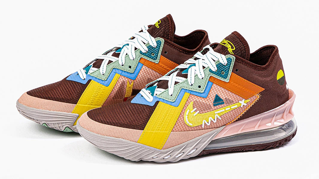 Mimi Plange x Nike LeBron 18 Low Mad King Side
