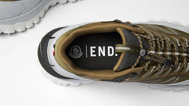 Moncler Trailgrip GTX Khaki Green Grey 4M00100-M2058-P29 Detail 3