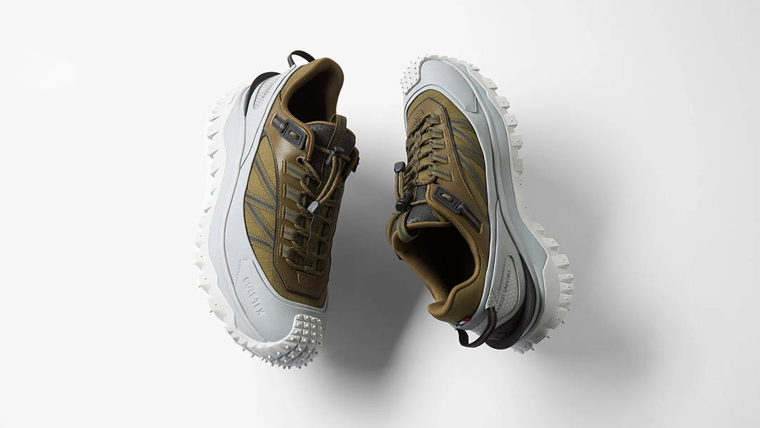 Moncler Trailgrip GTX Khaki Green Grey 4M00100-M2058-P29 Top