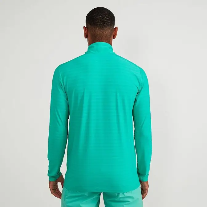 Montirex Draft 2 0 Quarter Zip T-Shirt Aqua Green Backside