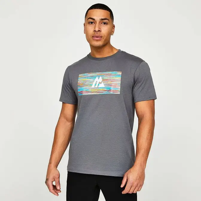 Montirex Trail Box T-Shirt Cement Grey Front Full