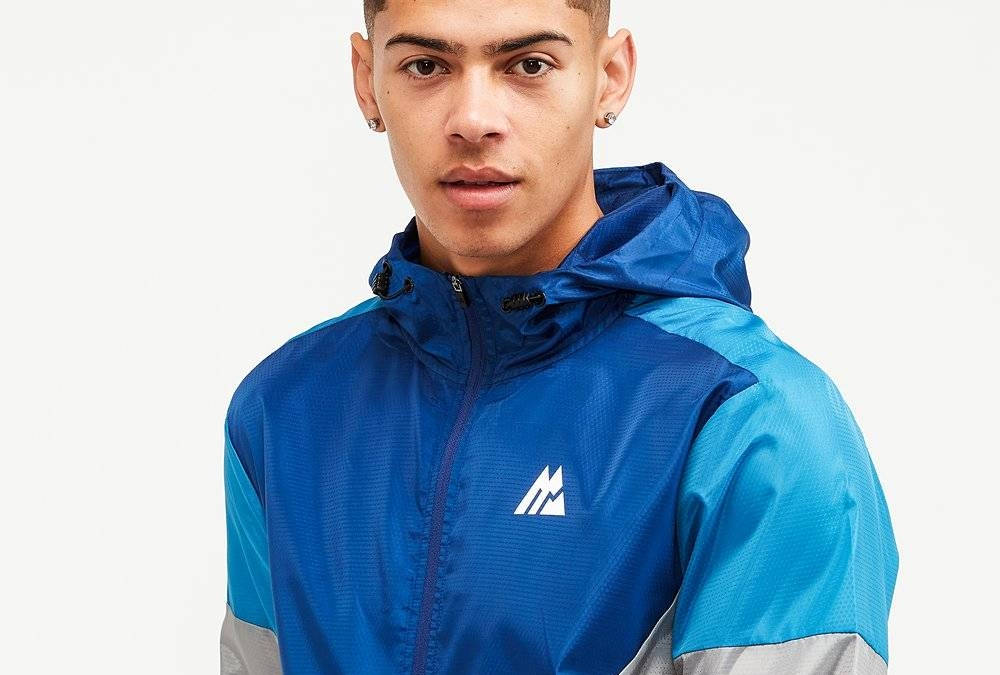 Montirex Trek Windbreaker - Multi Blue 