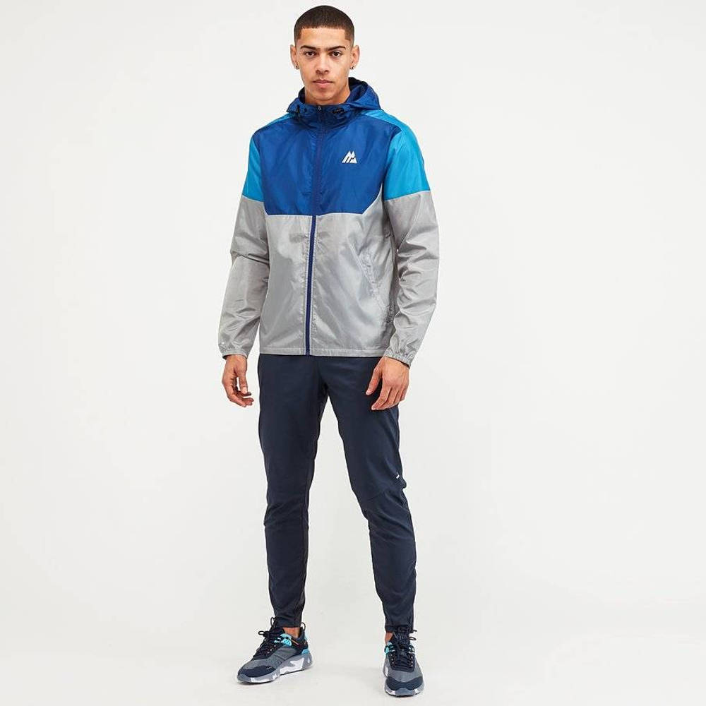 Montirex Trek Windbreaker - Multi Blue | The Sole Supplier