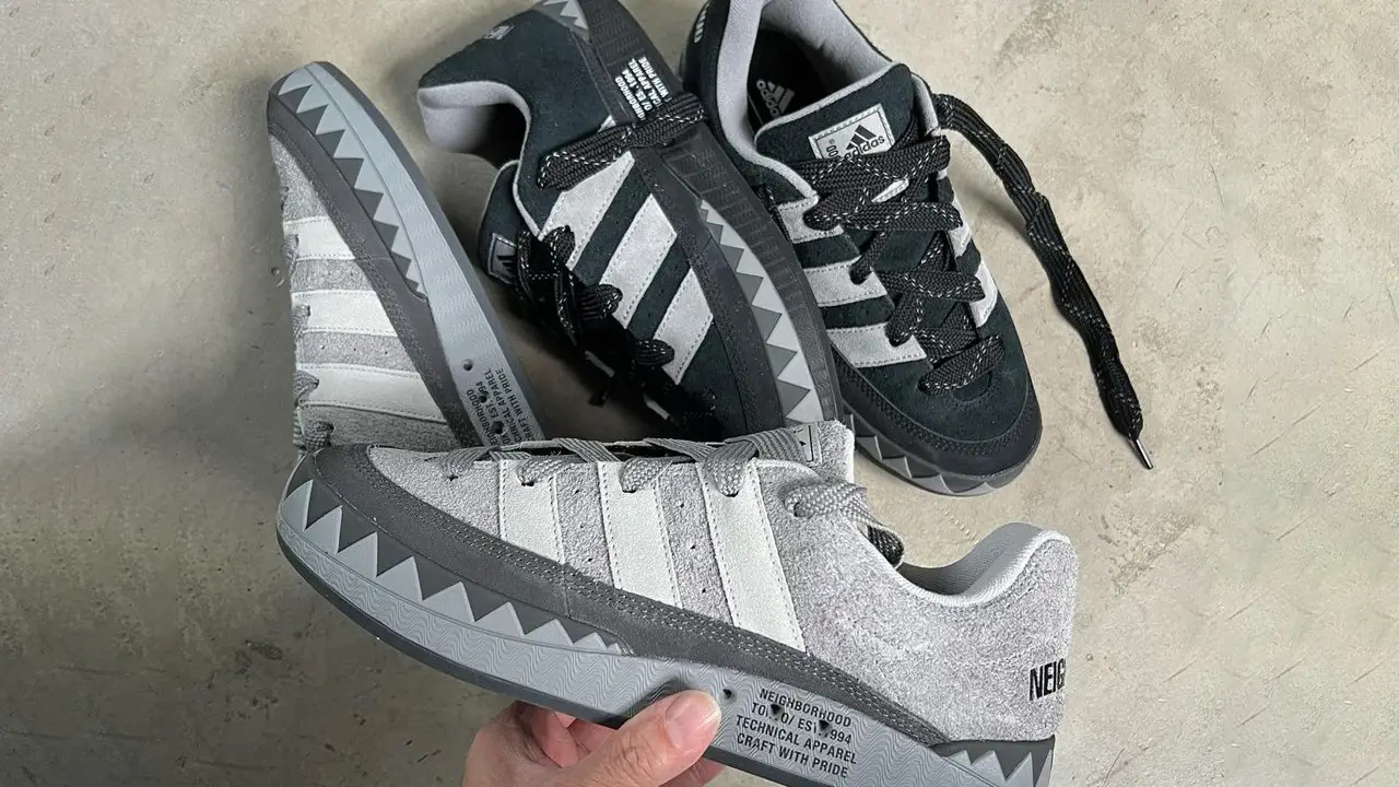 Neighborhood and adidas Offer Up a Stealthy Duo of ADIMATIC Colourways ...