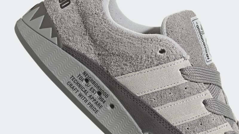 NEIGHBORHOOD X ADIMATIC グレー 30cm スニダンで購入可】11/5発売 NEIGHBORHOOD × adidas Originals