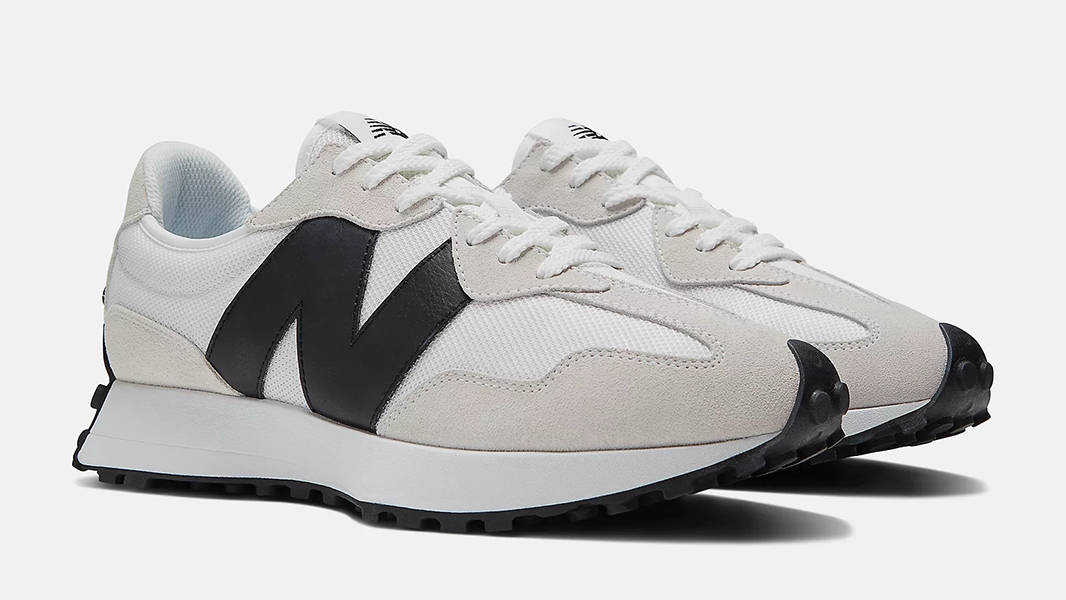 New Balance 327 White Black Cream MS327CWB Side