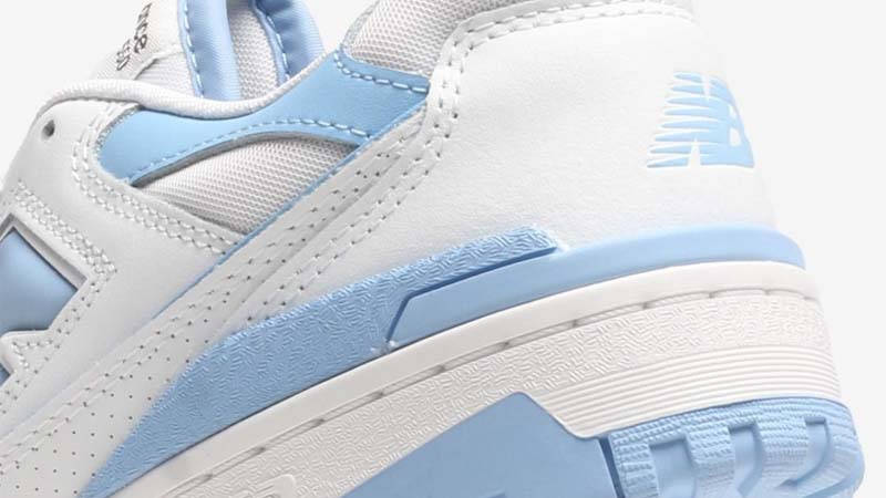 New Balance 550 White UNC Closeup