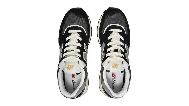 New Balance 574 Black Grey White U574LGG1 Top